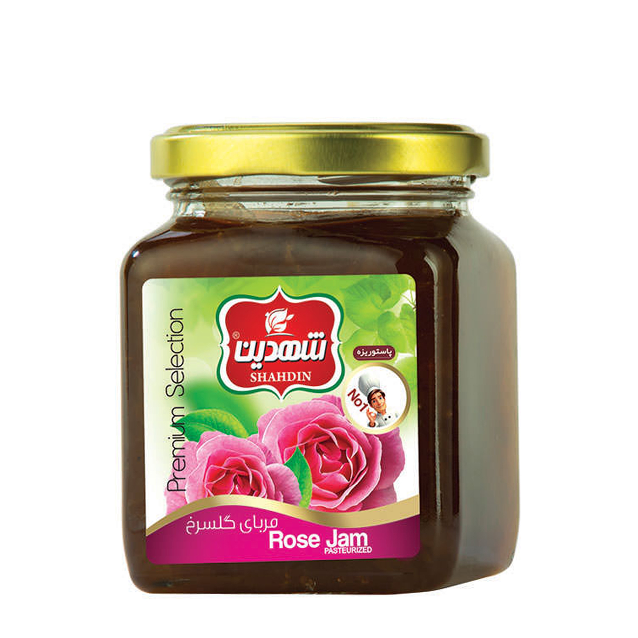 مربا گل سرخ شهدین 370 گرمی