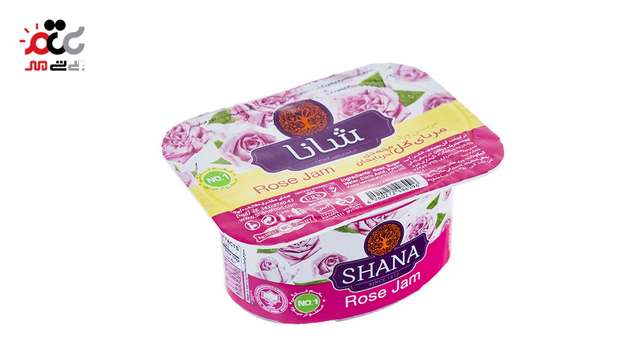 مربا گل محمدی شانا 225 گرمی