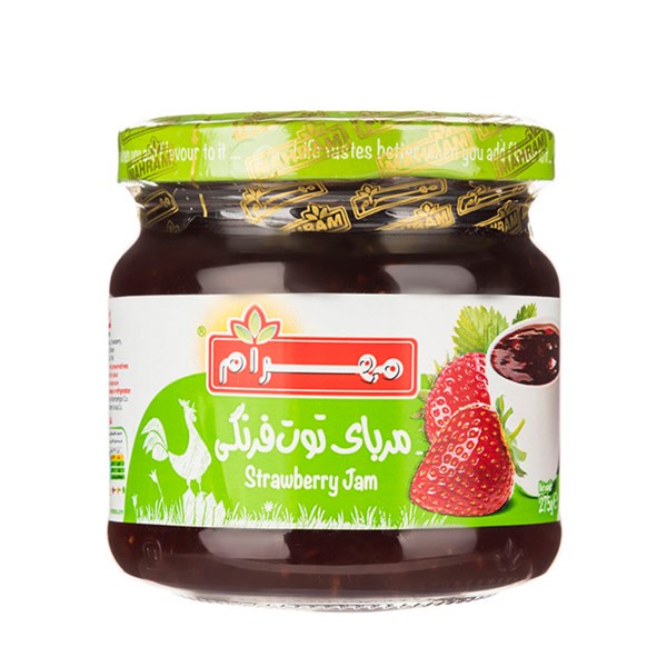 مربا توت فرنگی مهرام 275 گرمی