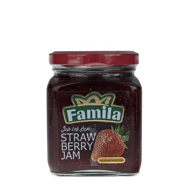 مربا توت فرنگی فامیلا 300 گرمی