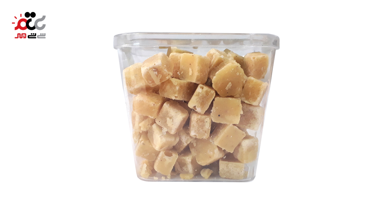 سوهان چای گیاهی با طعم لیمو حاج رضا 400 گرمی