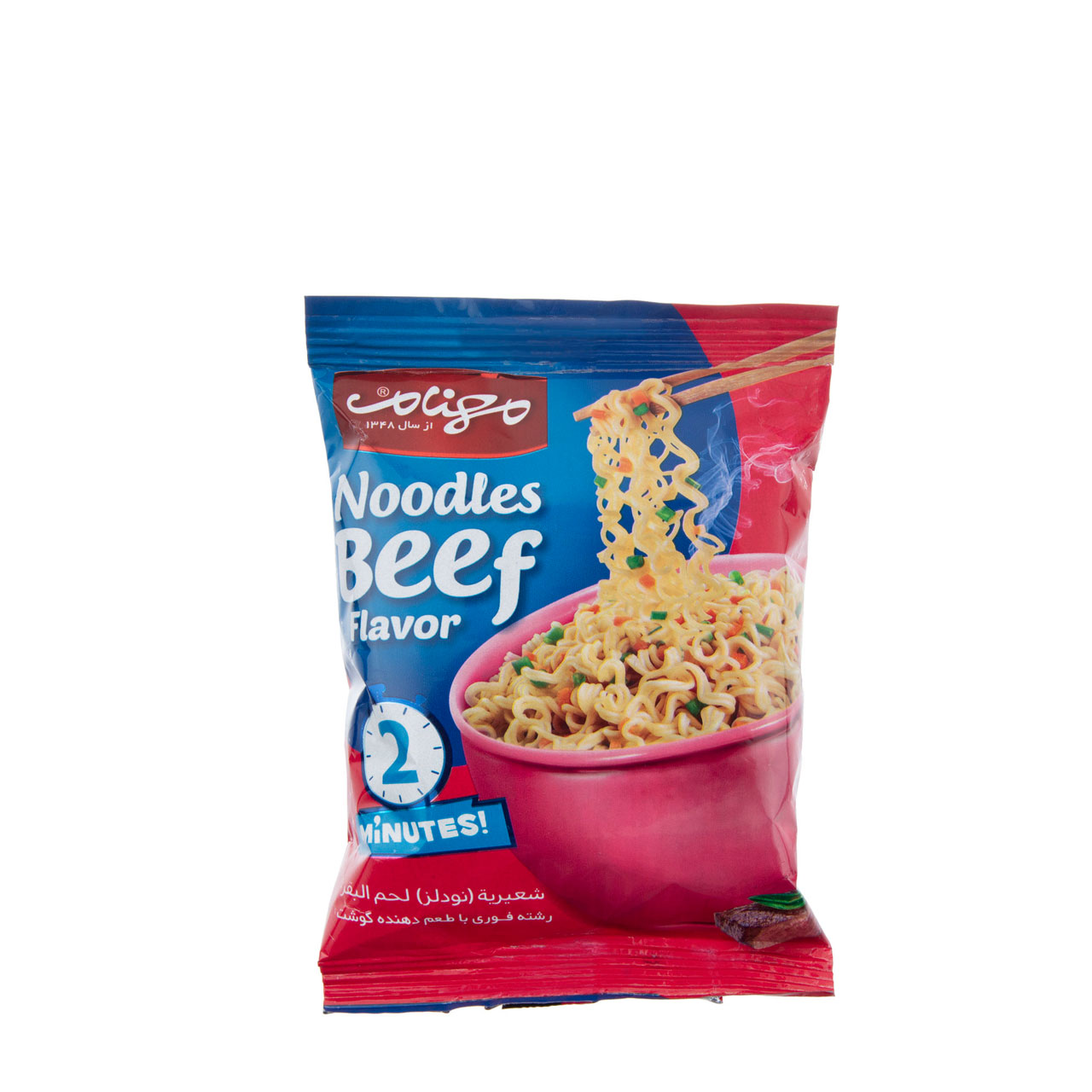 نودل با طعم گوشت مهنام 65 گرمی