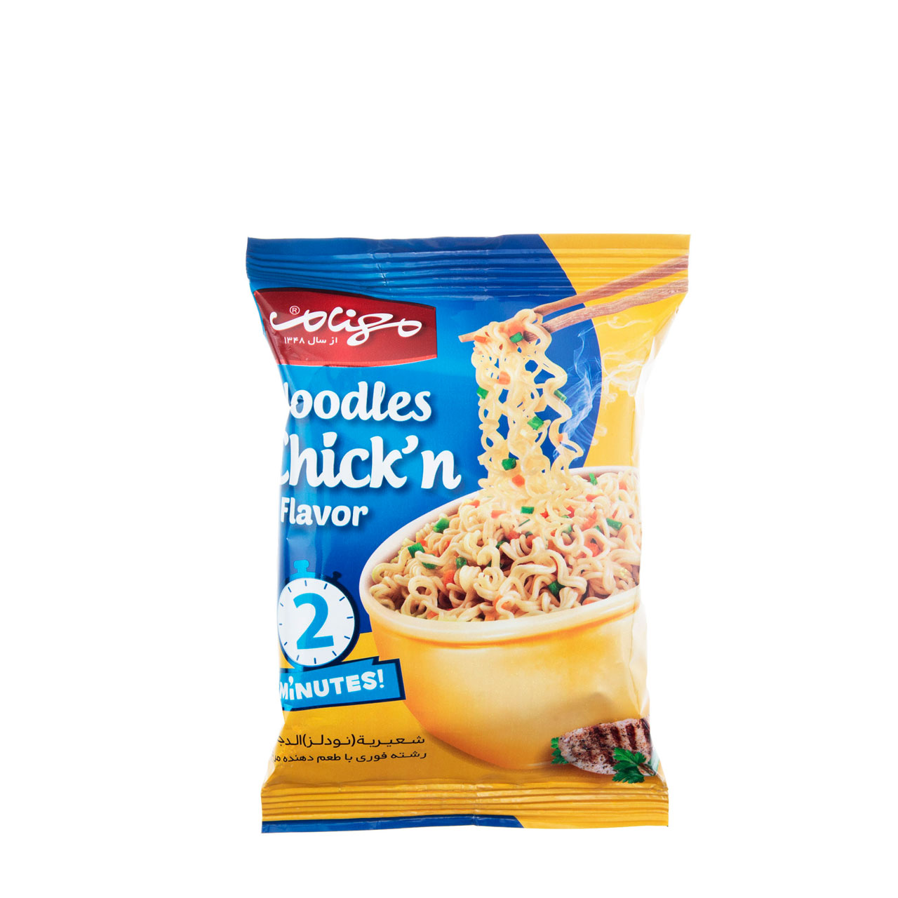 نودل با طعم مرغ مهنام 65 گرمی