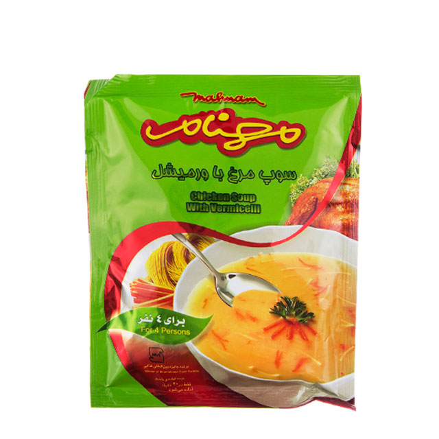 سوپ مرغ با ورمیشل مهنام 71 گرمی