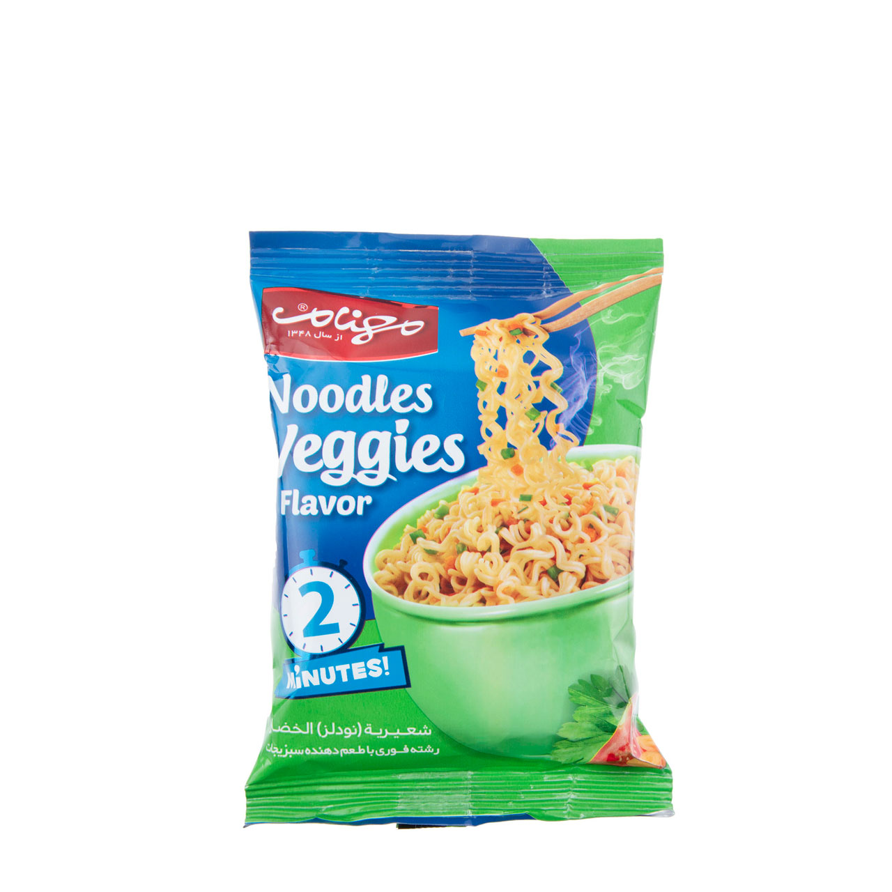 نودل با طعم سبزیجات مهنام 65 گرمی