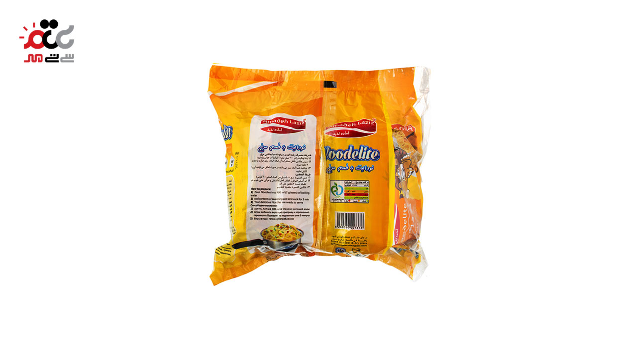 نودالیت با طعم مرغ آماده لذیذ 75 گرمی بسته 5 عددی 