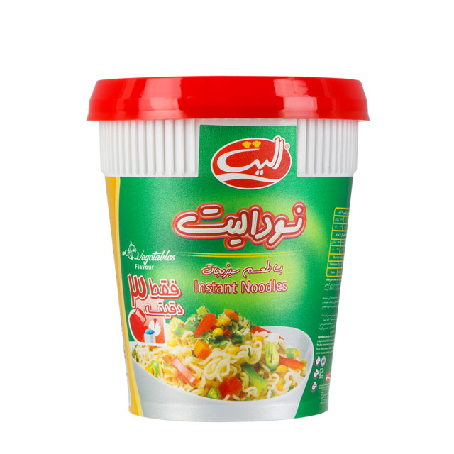 نودالیت لیوانی با طعم سبزیجات الیت 65 گرمی