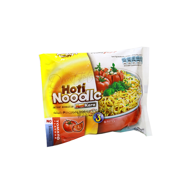 نودل با عصاره گوجه فرنگی هاتی کارا 77 گرمی
