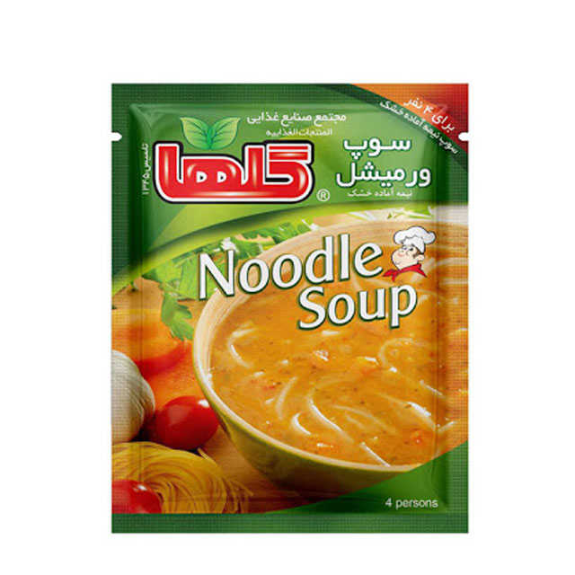 سوپ نیمه آماده ورمیشل گلها 70 گرمی