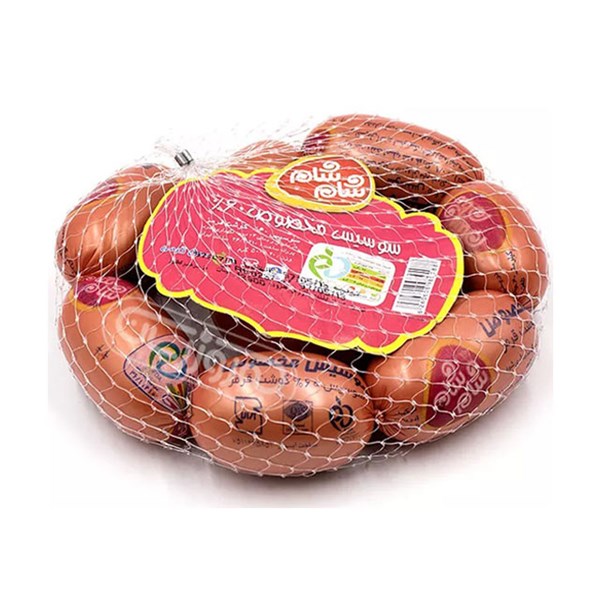 سوسیس مخصوص تنوری 60 درصد گوشت شام شام 500 گرمی 