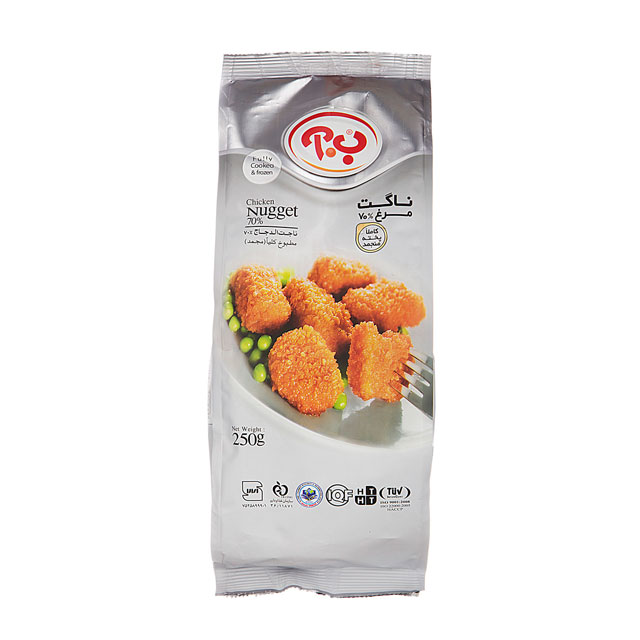  ناگت مرغ ب.آ 250 گرمی