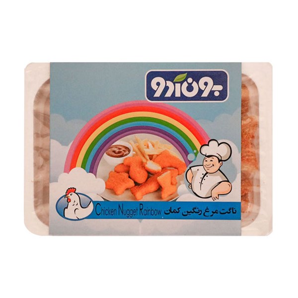ناگت مرغ رنگین کمان بون آدو 450 گرمی