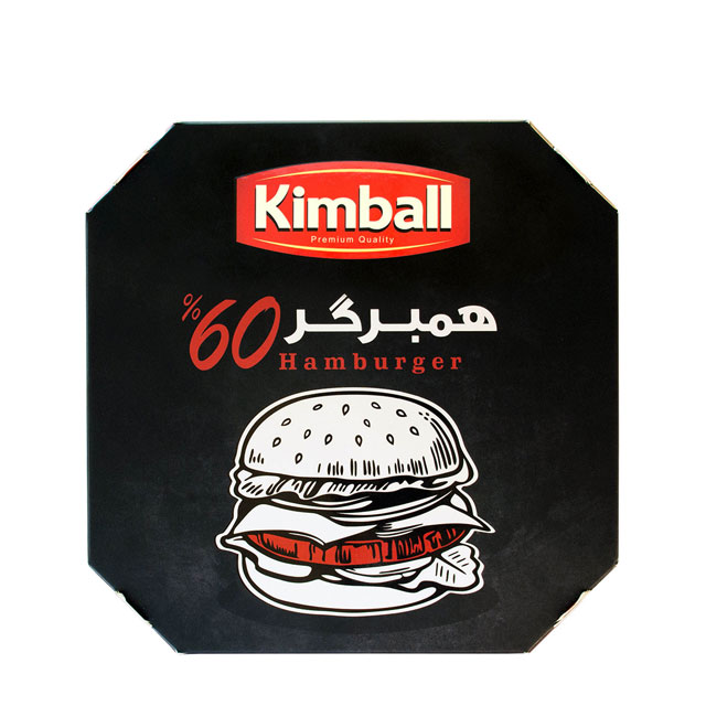 همبرگر 60% گوشت گوساله نیمه آماده کیمبال 500 گرمی