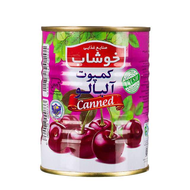 کمپوت آلبالو خوشاب 350 گرمی