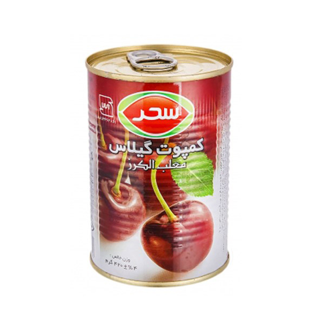 کمپوت گیلاس سحر 420 گرمی