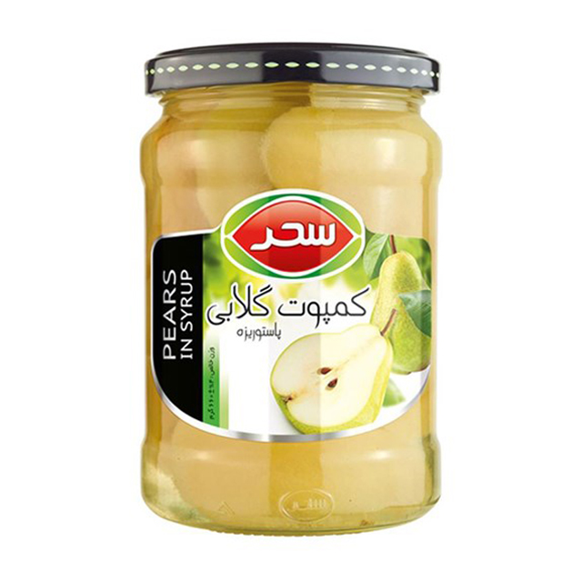 کمپوت گلابی سحر 660 گرمی