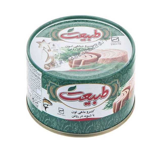 کنسرو تن ماهی با شوید در روغن طبیعت 180 گرمی