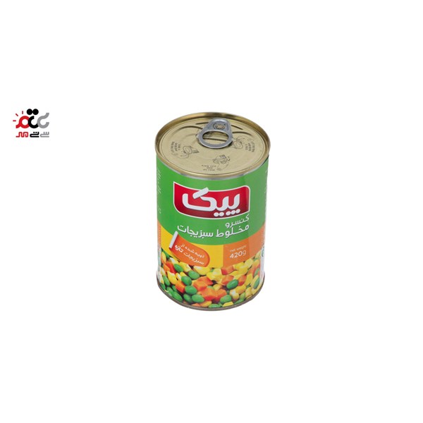 کنسرو مخلوط سبزیجات پیک 420 گرمی