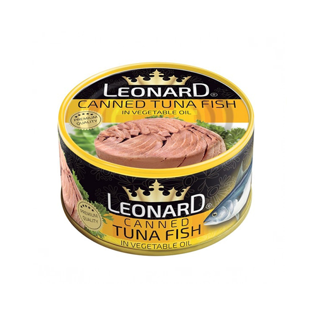 کنسرو ماهی تون در روغن لئونارد 180 گرمی