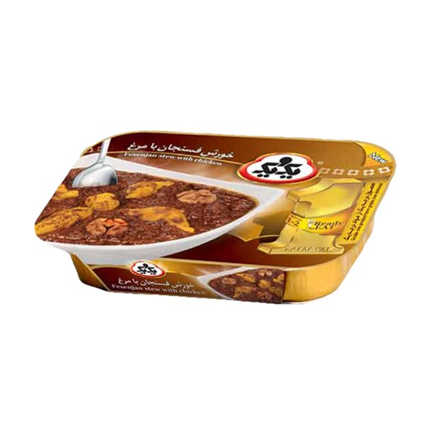کنسرو خوراک فسنجان با مرغ یک و یک 285 گرمی