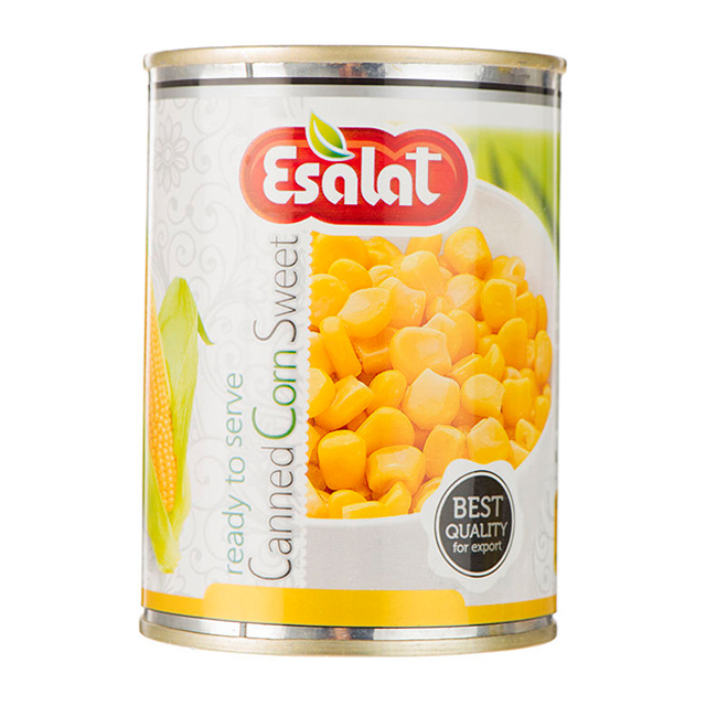 کنسرو ذرت شیرین اصالت 380 گرمی