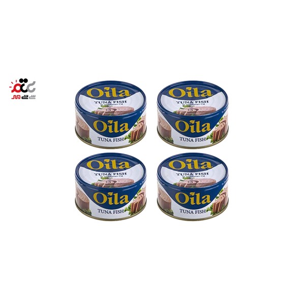 کنسرو تن ماهی در روغن اویلا بسته 4 عددی