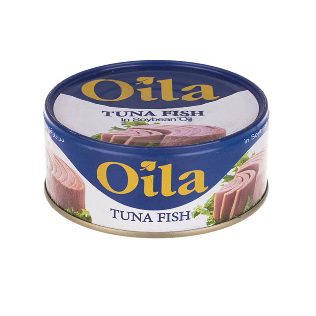کنسرو تن ماهی در روغن سویا اویلا 120 گرمی