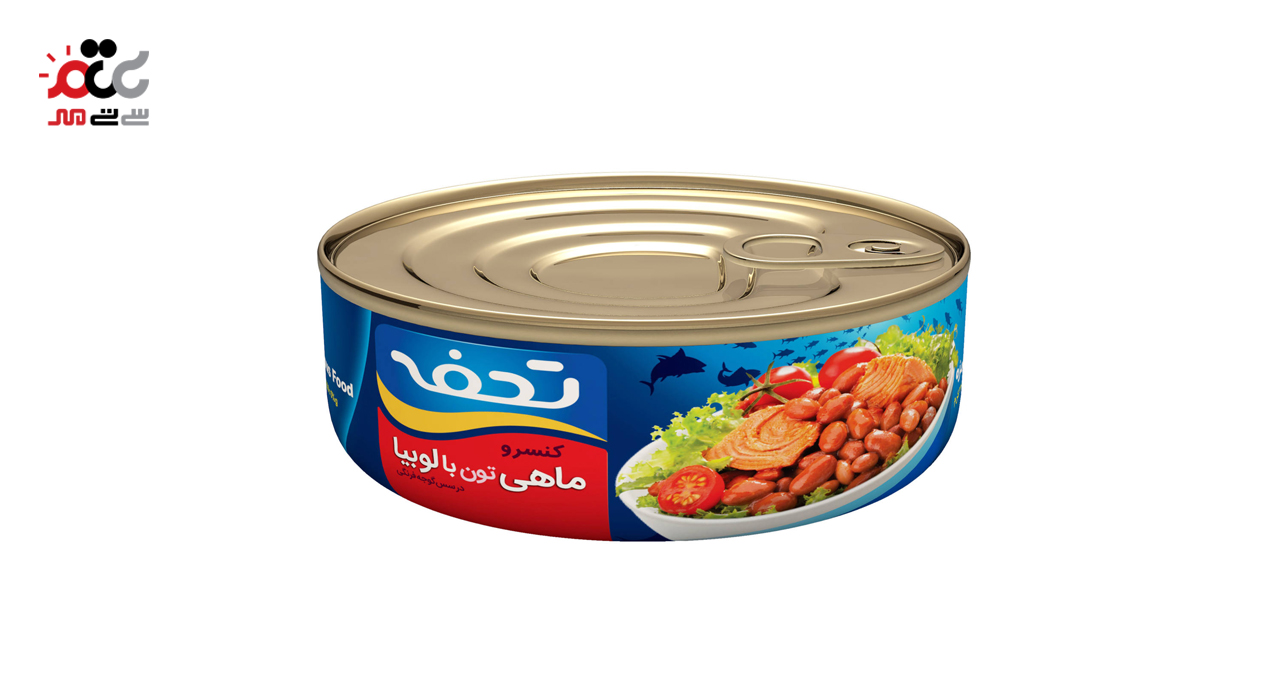کنسرو تون ماهی با لوبیا چیتی تحفه 230 گرمی