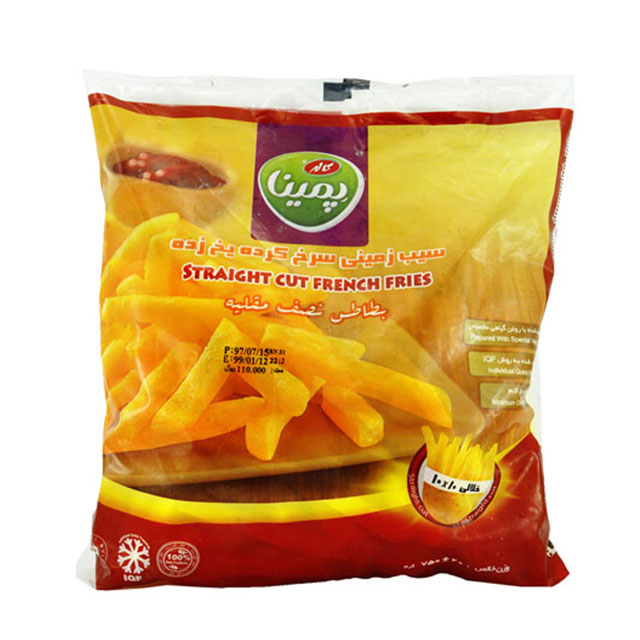 سیب زمینی پمینا سرخ کرده یخ زده کاله 2500 گرمی 