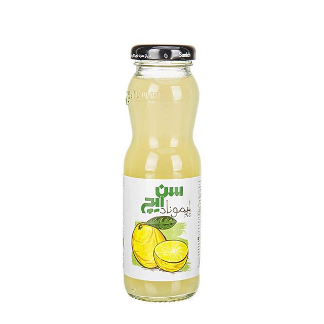 آبمیوه لیموناد شیشه ای سن ایچ 200 میلی لیتری