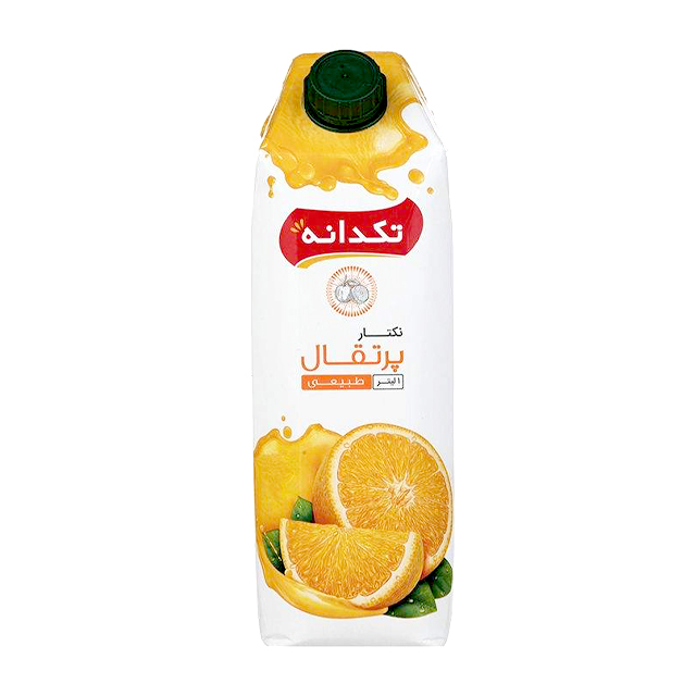 نکتار طبیعی پرتقال تکدانه 1000 میلی لیتری