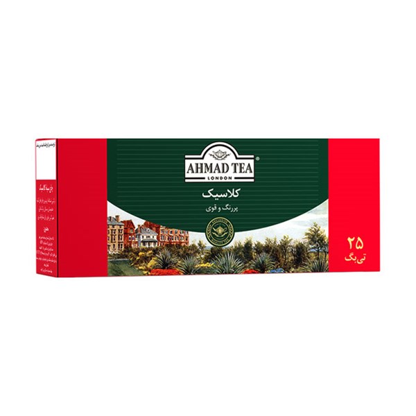 چای کیسه ای کلاسیک احمد بسته 25 عددی