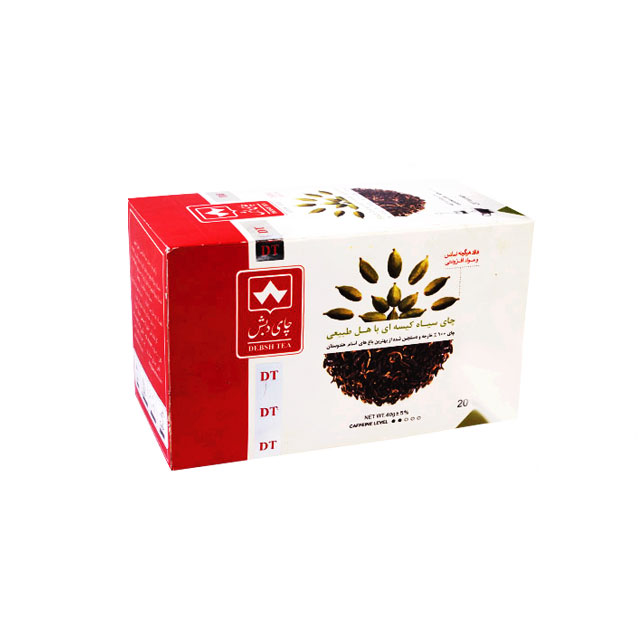 چای کیسه ای با هل طبیعی دبش 20 عددی