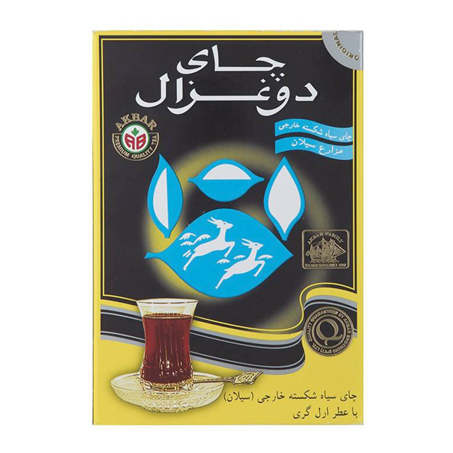 چای سیاه ارل گری دوغزال 450 گرمی