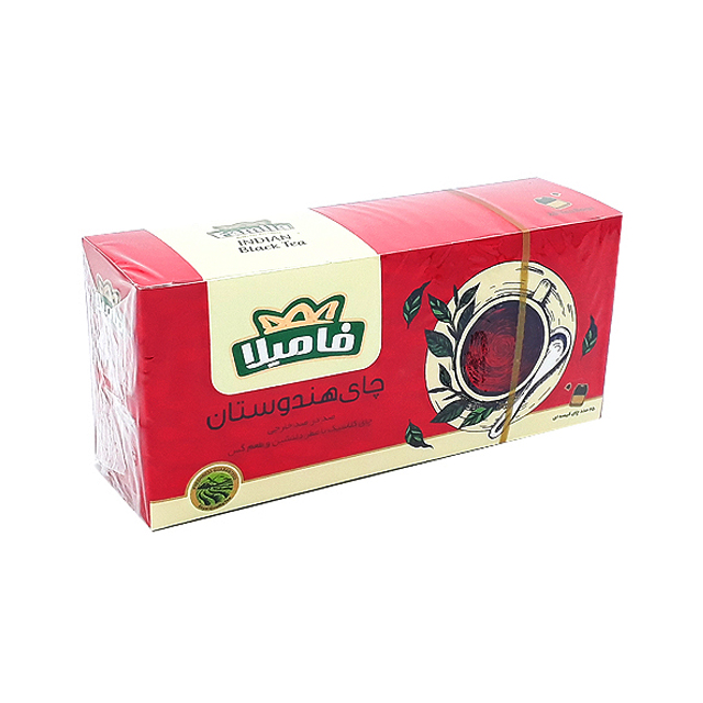 چای کیسه ای ساده فامیلا 25 عددی