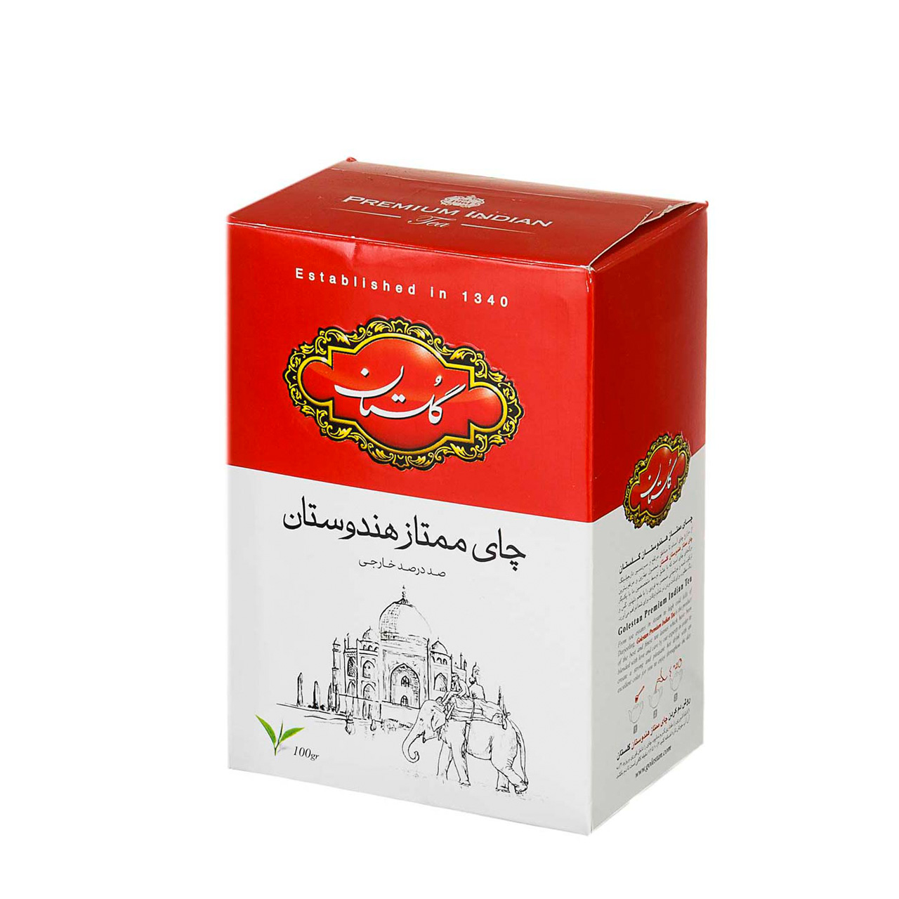 چای ممتاز هندوستان گلستان 100 گرمی