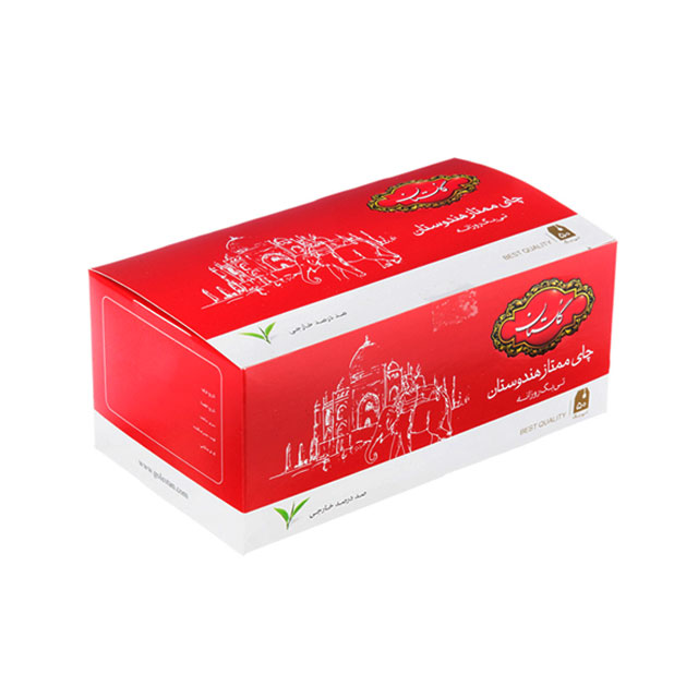 چای کیسه ای خارجی قرمز گلستان بسته 50 عددی