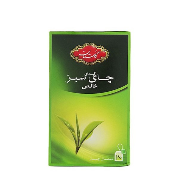 چای سبز کیسه ای خالص گلستان 25 عددی