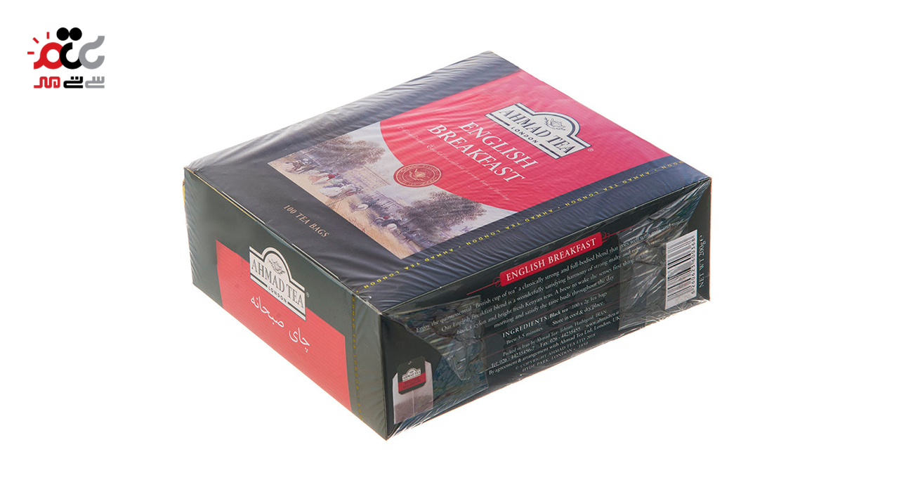 چای کیسه ای صبحانه انگلیسی احمد بسته 100 عددی