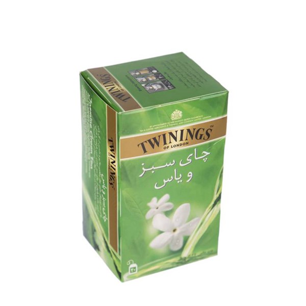 چای سبز کیسه ای توینینگز با طعم یاس 20 عددی 