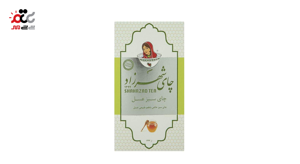 چای سبز عسل و یاسمین شهرزاد بسته دو عددی 200گرمی