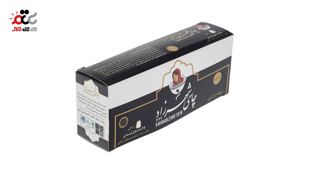 چای ارل گری کیسه ای شهرزاد 25 عددی