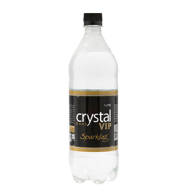 آب گازدار سودا کریستال 1000 میلی لیتری