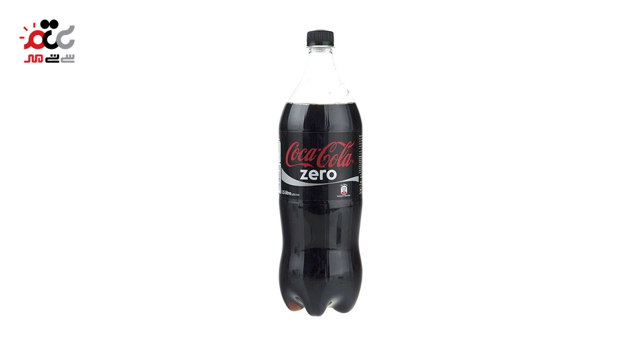 نوشابه گازدار بدون قند کوکاکولا با طعم کولا 1500 میلی لیتری