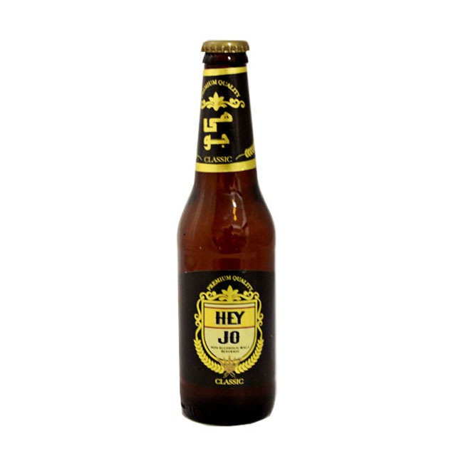 نوشیدنی مالت بدون الکل با طعم هلو هی جو 330 میلی لیتری