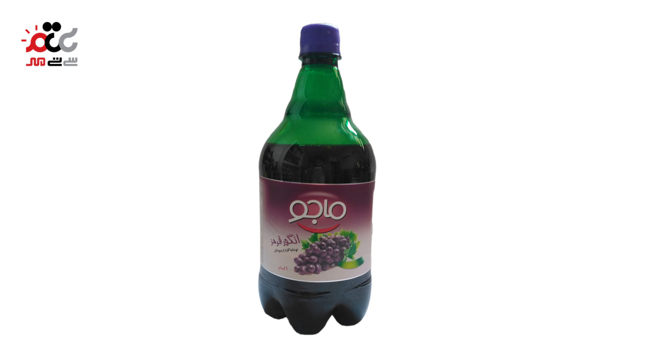 نوشیدنی گازدار با طعم انگور قرمز ماجو 1000 میلی لیتری