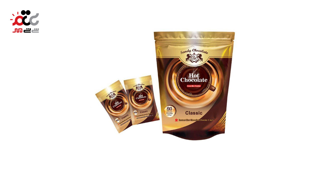 هات چاکلت سندی مدل Classic بسته 24 عددی