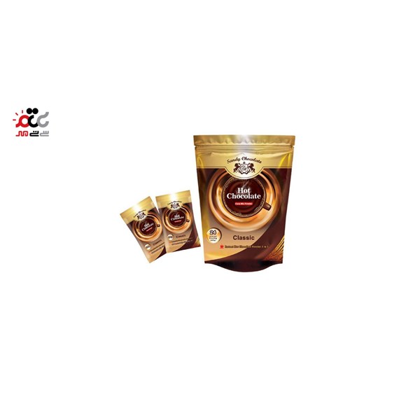 هات چاکلت سندی مدل Classic بسته 24 عددی