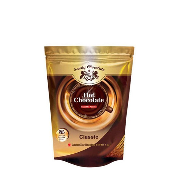 هات چاکلت سندی مدل Classic بسته 24 عددی