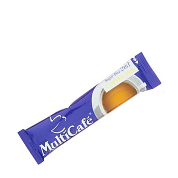 پودر کافی میکس 2 در 1 بدون شکر مولتی کافه 14 گرمی